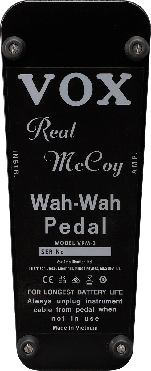Vox Vrm-1 Real Mccoy Wah Pedal - Wah & filter effect pedal - Variation 2