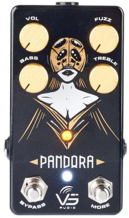 Overdrive, distortion & fuzz effect pedal Vs audio Pandora Fuzz