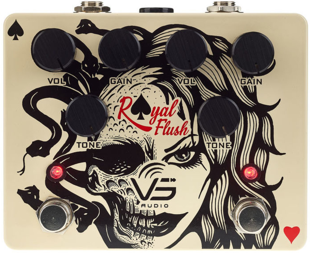 Vs Audio Royal Flush Dual Overdrive - Overdrive, distortion & fuzz effect pedal - Main picture