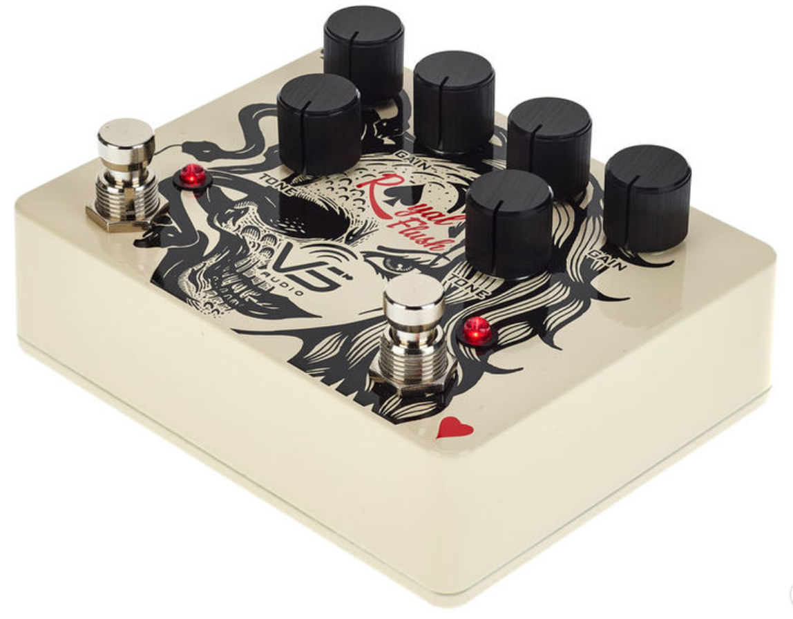 Vs Audio Royal Flush Dual Overdrive - Overdrive, distortion & fuzz effect pedal - Variation 1
