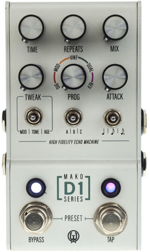 Walrus D1 High Fidelity Stereo Delay Mako - Reverb, delay & echo effect pedal - Main picture