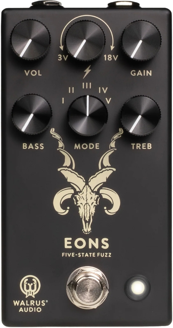 Walrus Audio Eons Five State Fuzz Black - Overdrive, distortion & fuzz effect pedal - Main picture