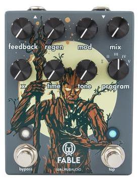 Reverb, delay & echo effect pedal Walrus Fable