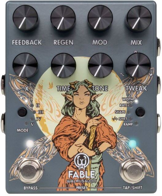 Walrus Audio Fable Mkii Gray - Reverb, delay & echo effect pedal - Main picture