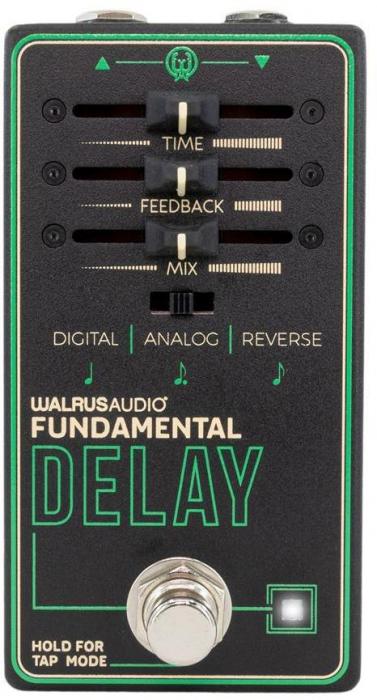 Reverb, delay & echo effect pedal Walrus Fundamental Delay