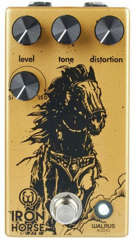 Walrus Iron Horse Lm308 Distortion V3 - Overdrive, distortion & fuzz effect pedal - Main picture