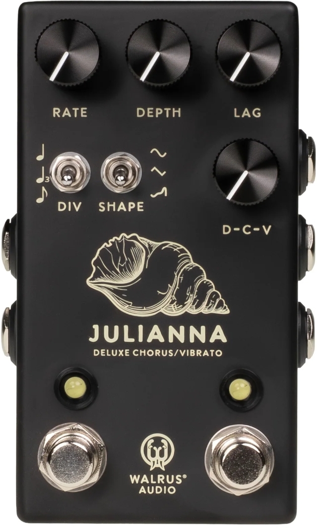 Walrus Audio Julianna Deluxe Chorus/vibrato Black - Modulation, chorus, flanger, phaser & tremolo effect pedal - Main picture