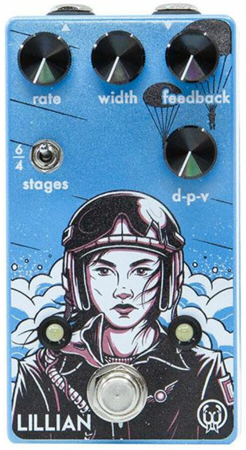 Walrus Lillian Multi-stage Analog Phaser - Modulation, chorus, flanger, phaser & tremolo effect pedal - Main picture