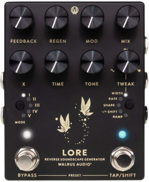 Walrus Audio Lore Mkii Black - Reverb, delay & echo effect pedal - Main picture