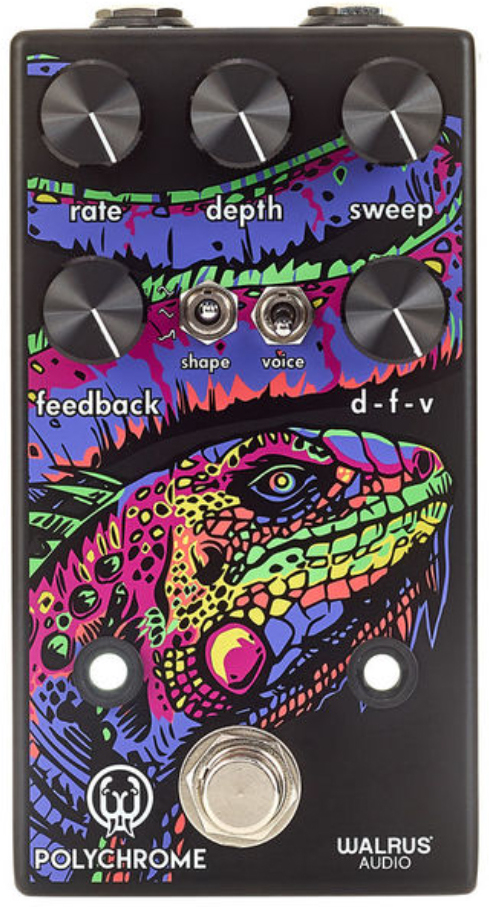 Walrus Polychrome Flanger - Modulation, chorus, flanger, phaser & tremolo effect pedal - Main picture