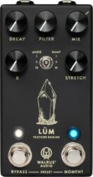 Reverb, delay & echo effect pedal Walrus audio Lüm Black