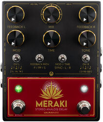 Reverb, delay & echo effect pedal Walrus audio Meraki Stereo Analog Dual Delay