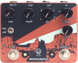 Modulation, chorus, flanger, phaser & tremolo effect pedal Walrus Monument Harmonic Tap Tremolo