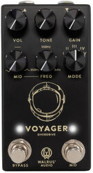 Overdrive, distortion & fuzz effect pedal Walrus audio Voyager Preamp/Overdrive MKII - Black