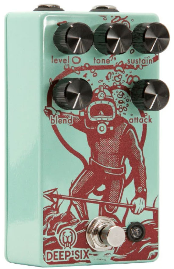 Walrus Audio Deep Six Compressor V3 - Compressor, sustain & noise gate effect pedal - Variation 1