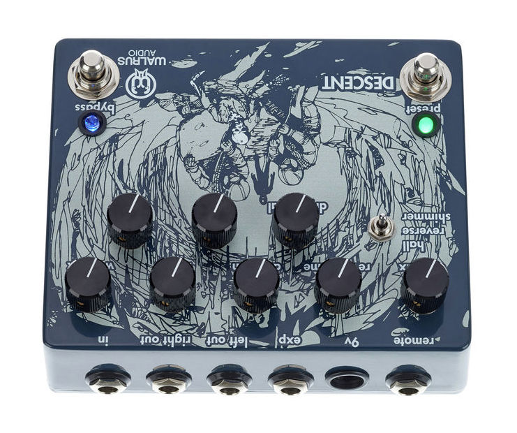 Walrus Descent - Reverb, delay & echo effect pedal - Variation 2