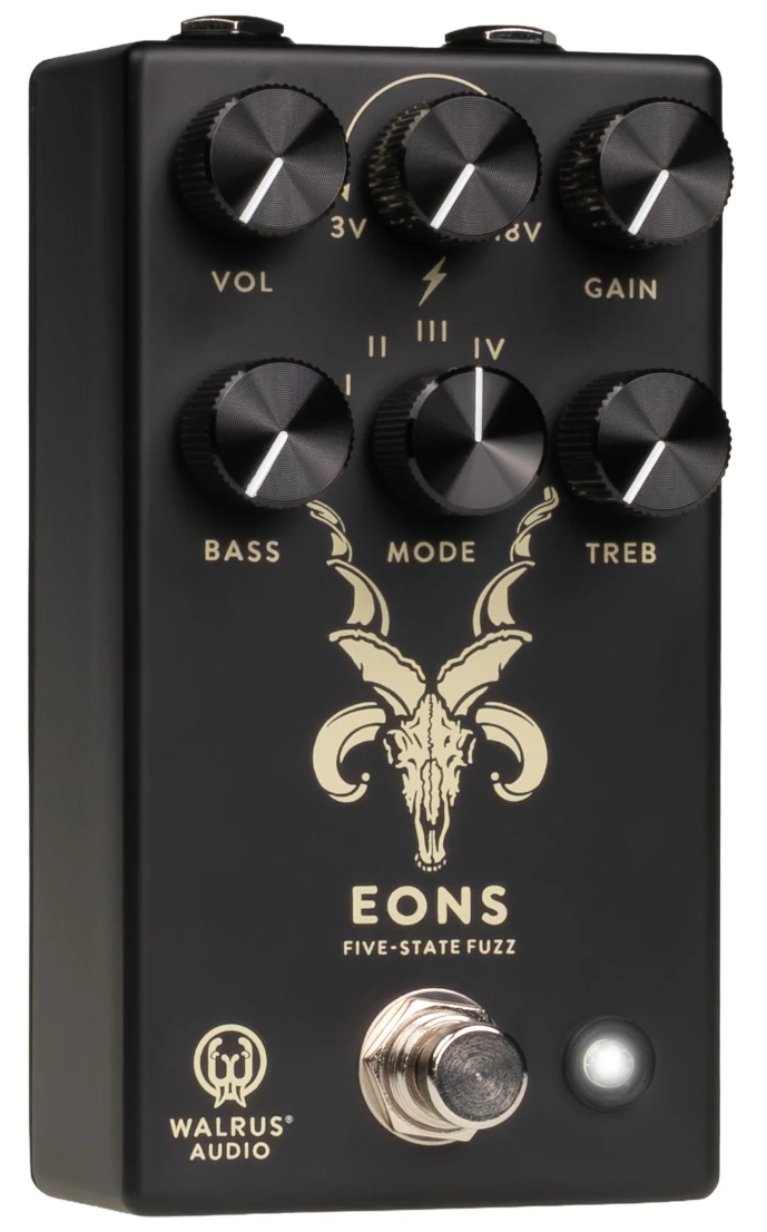 Walrus Audio Eons Five State Fuzz Black - Overdrive, distortion & fuzz effect pedal - Variation 1