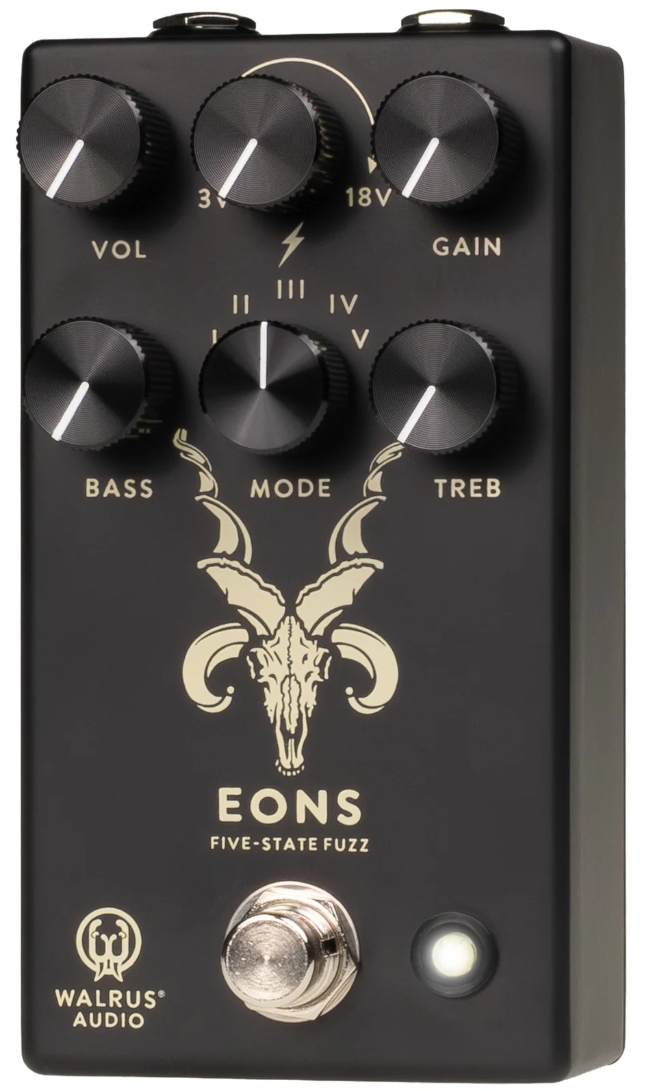 Walrus Audio Eons Five State Fuzz Black - Overdrive, distortion & fuzz effect pedal - Variation 2