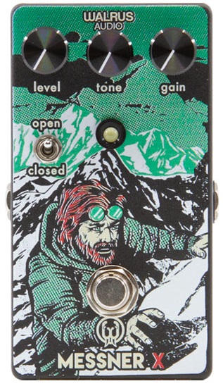 Overdrive, distortion & fuzz effect pedal Walrus Messner X Limited