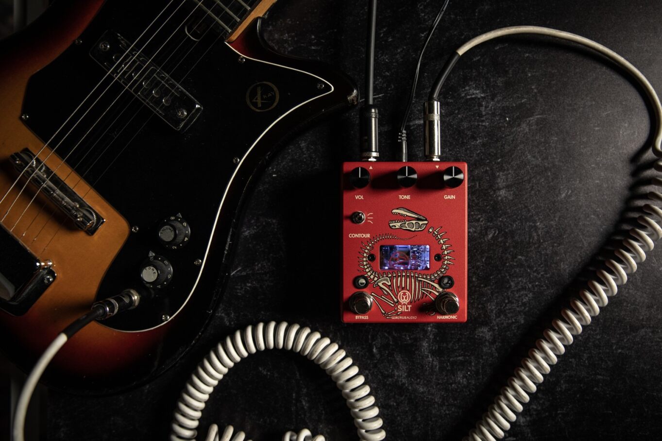 Walrus Silt Harmonic Tube Fuzz Red - Overdrive, distortion & fuzz effect pedal - Variation 4