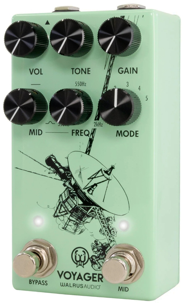Walrus Audio Voyager Preamp/overdrive Mkii Seafoam - Overdrive, distortion & fuzz effect pedal - Variation 1