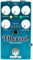 Reverb, delay & echo effect pedal Wampler Ethereal Reverb and Delay