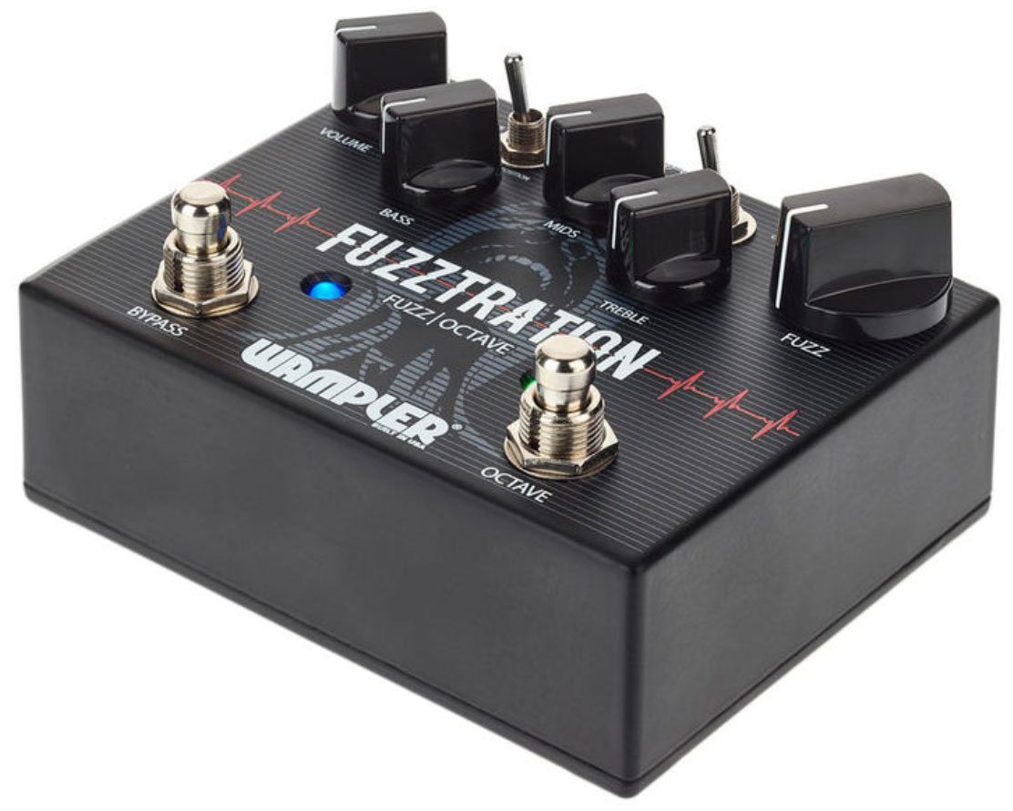 Wampler Fuzztration Fuzz With Octave Overdrive, distortion & fuzz