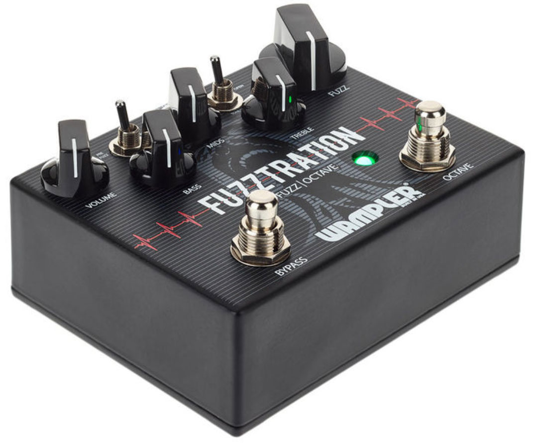 Wampler Fuzztration Fuzz With Octave Overdrive, distortion & fuzz