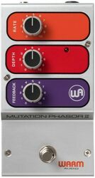 Modulation, chorus, flanger, phaser & tremolo effect pedal Warm audio Mutation Phasor II