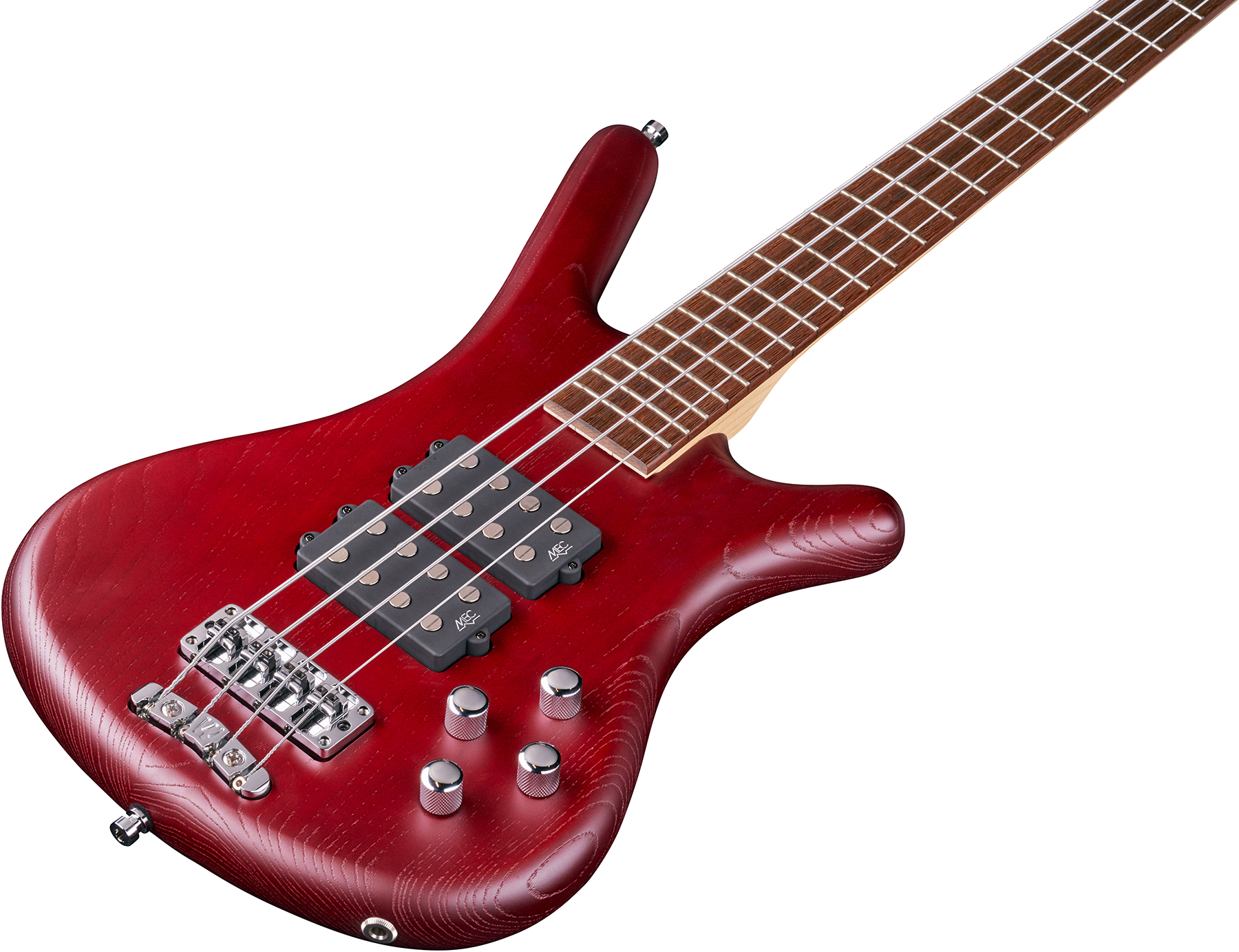 Warwick Corvette $$ 4c Rockbass Active Wen - Burgundy Red Satin - Solid body electric bass - Variation 2