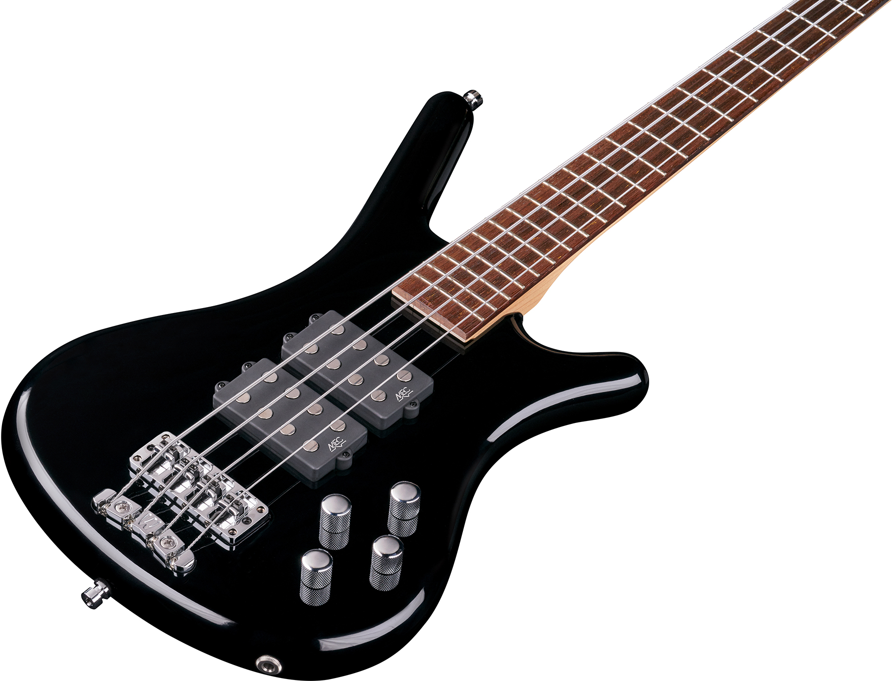 Warwick Corvette $$ 4c Rockbass Active Wen - Solid Black - Solid body electric bass - Variation 2