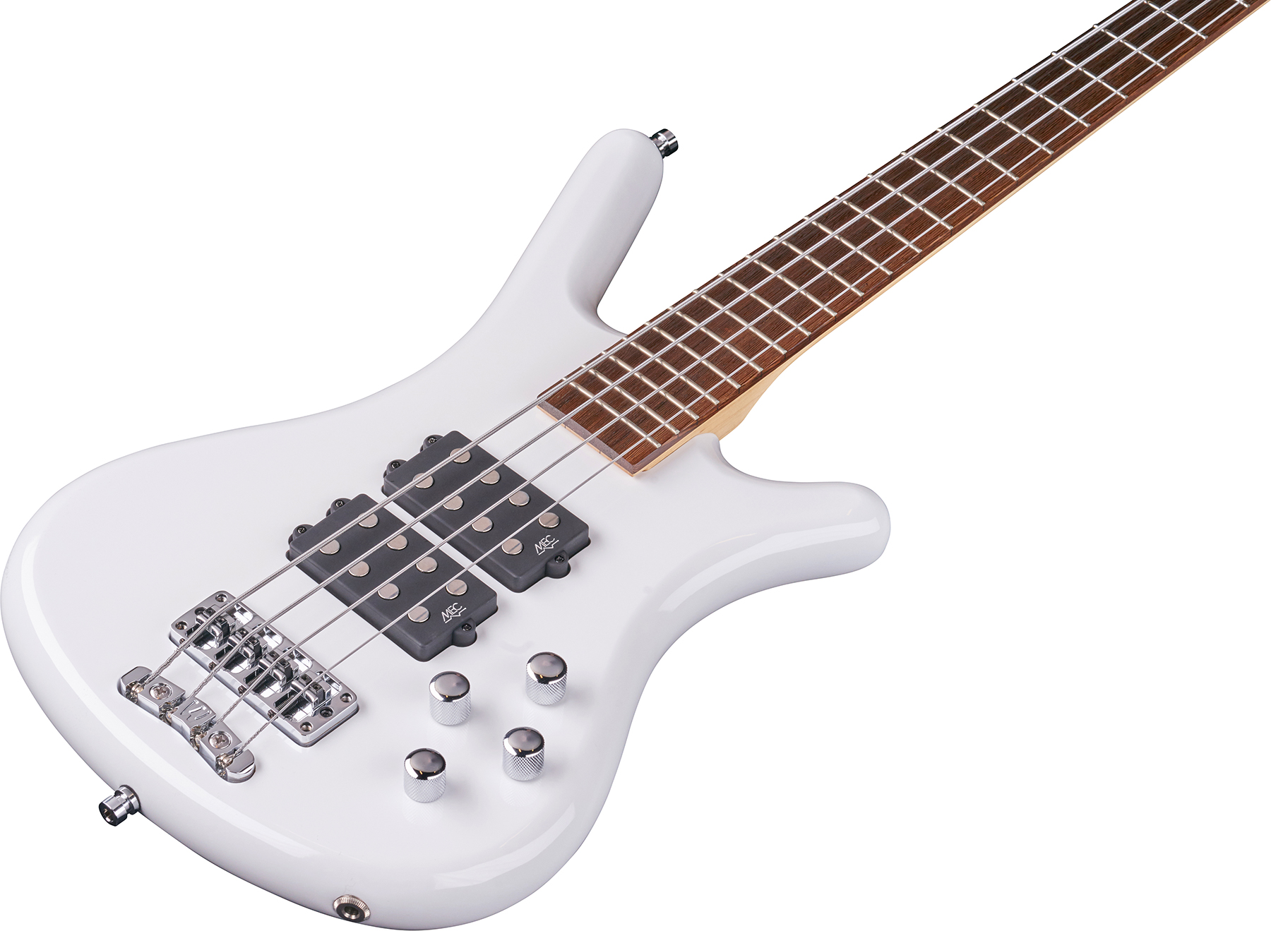 Warwick Corvette $$ 4c Rockbass Active Wen - Solid White - Solid body electric bass - Variation 2