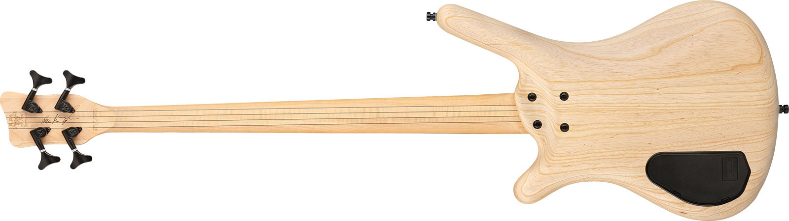 Warwick Corvette $$ 4c Teambuilt Pro Gps Ebony Top Ltd All Active Eb - Natural Oil Finish - Solid body electric bass - Variation 1