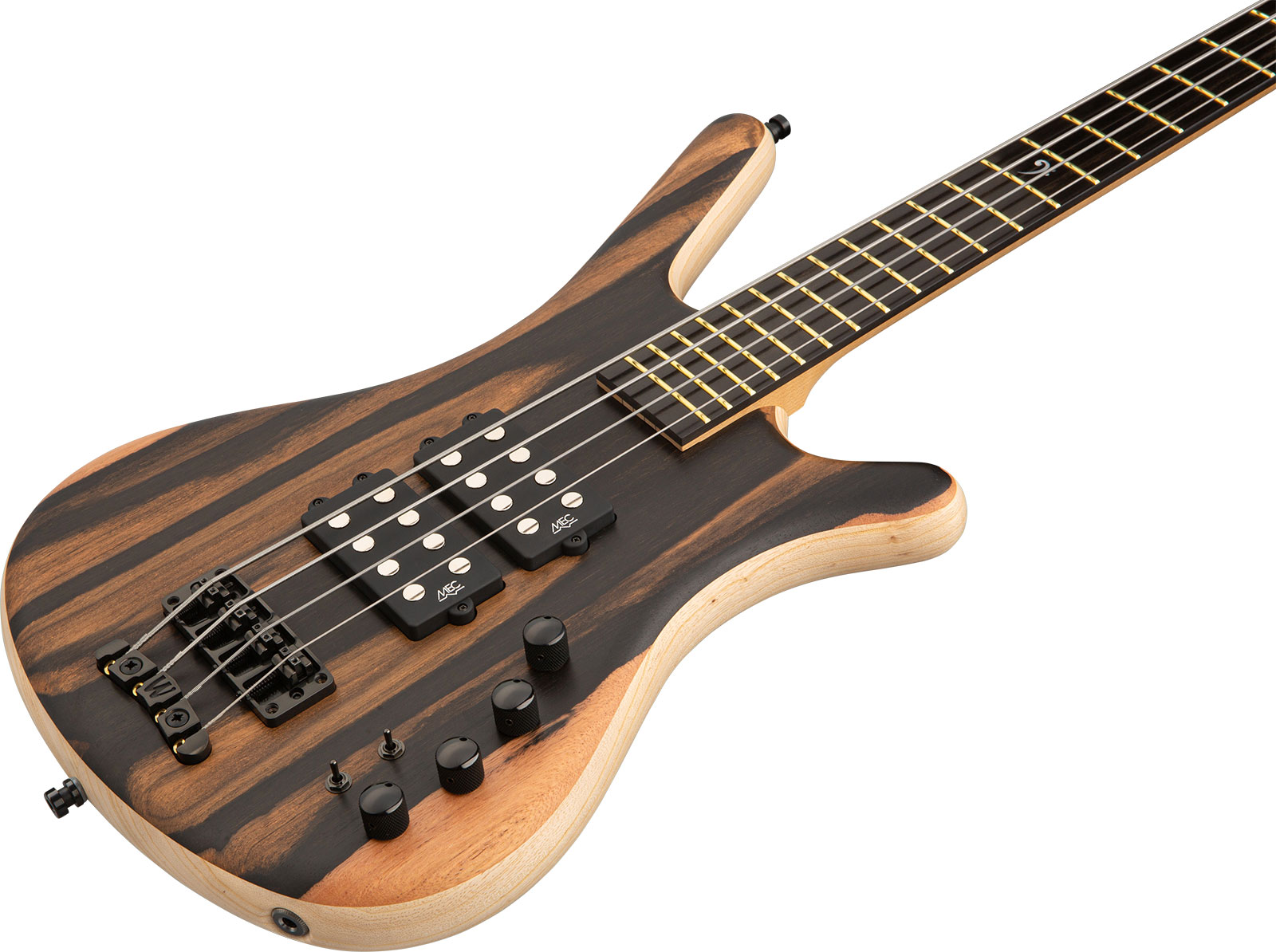 Warwick Corvette $$ 4c Teambuilt Pro Gps Ebony Top Ltd All Active Eb - Natural Oil Finish - Solid body electric bass - Variation 2