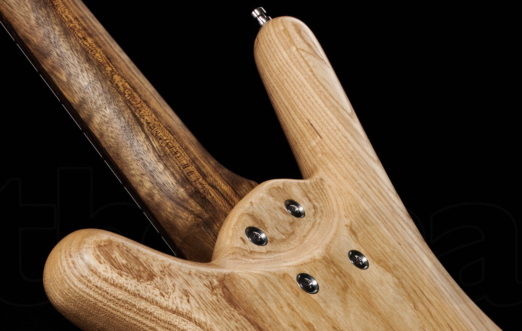 Warwick Corvette $$ 4c Teambuilt Pro Gps Lh Gaucher All Active Wen - Natural Transparent Satin - Solid body electric bass - Variation 3