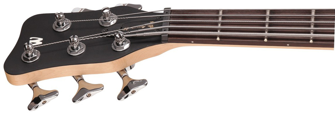 Warwick Corvette $$ 5c Rockbass Active Wen - Nirvana Black Trans. Satin - Solid body electric bass - Variation 4