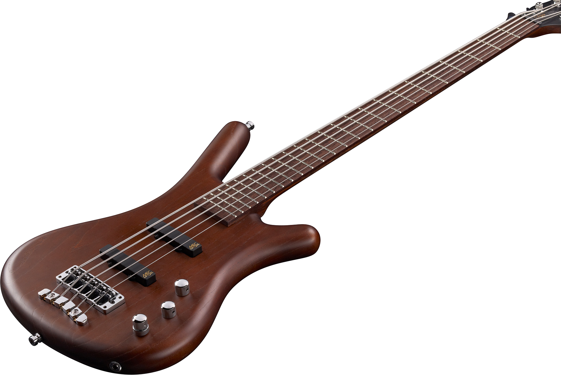 Warwick Corvette Ash 5-string Pro Gps All Active 5c Wen - Antique Tobacco Satin - Solid body electric bass - Variation 2
