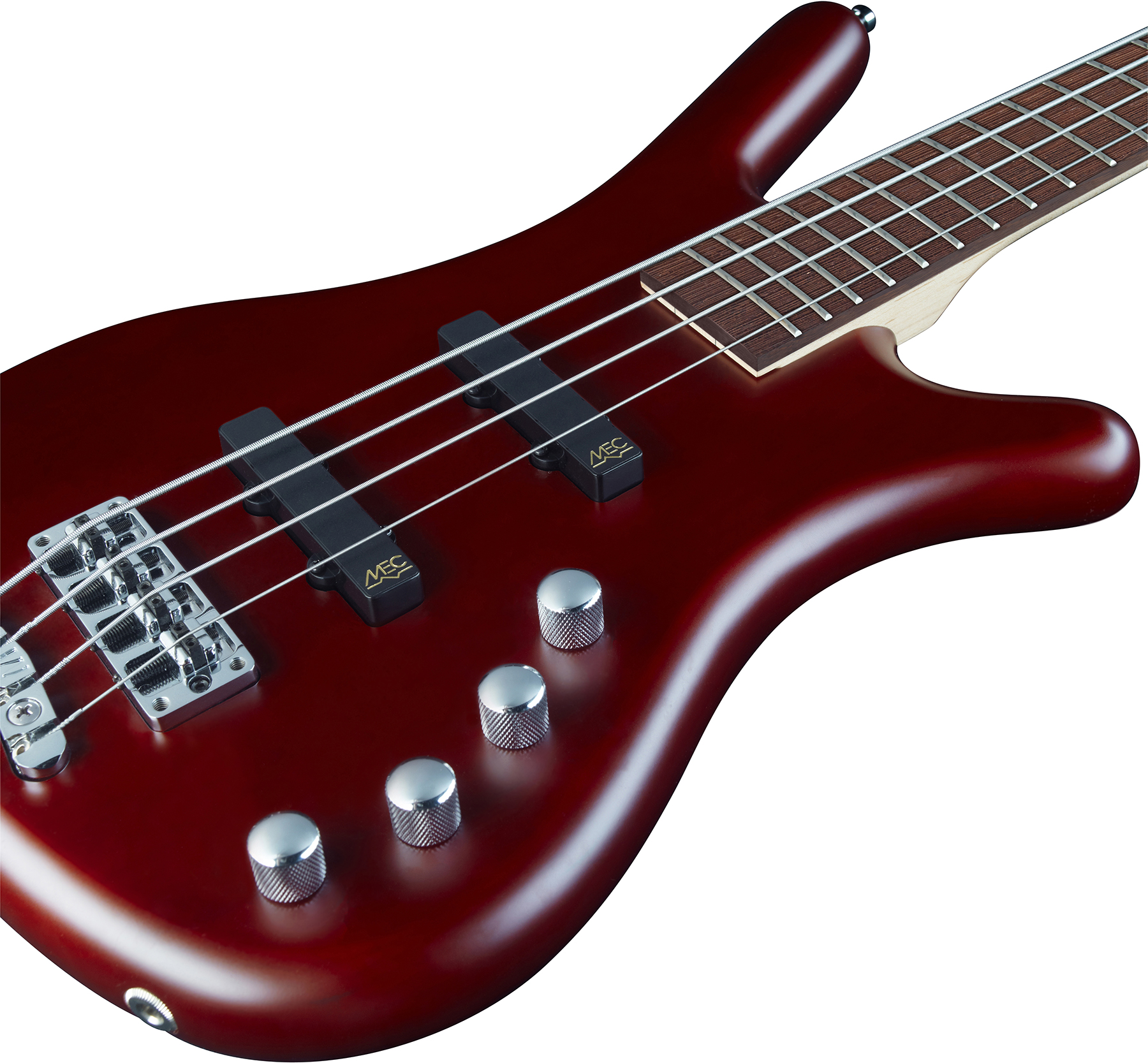 Warwick Corvette Basic 4 Strings Rockbass Active Wen - Burgundy Red Satin - Solid body electric bass - Variation 2