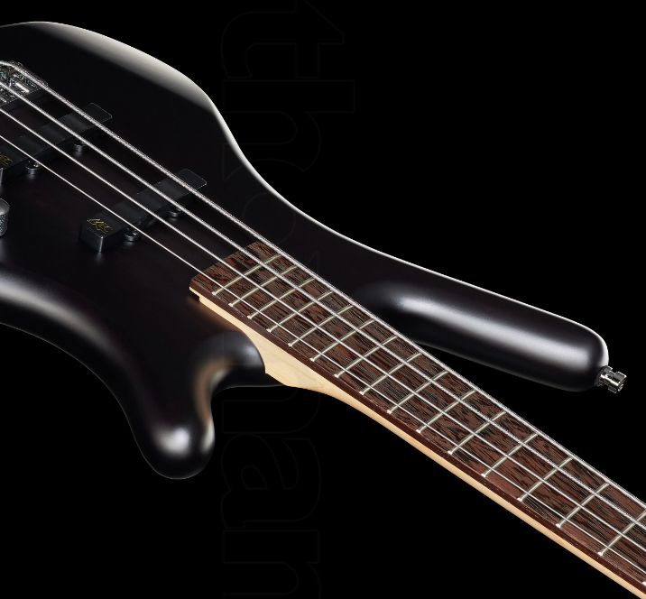 Warwick Corvette Basic 4c Lh Rockbass Gaucher Active Wen - Nirvana Black Trans. Satin - Solid body electric bass - Variation 4