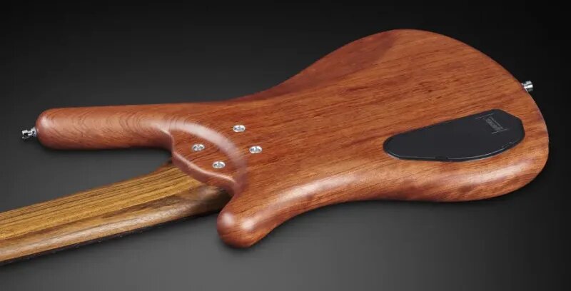 Warwick Corvette Bubinga 6c Pro Gps Teambuilt Active Wen - Natural Transparent Satin - Solid body electric bass - Variation 3