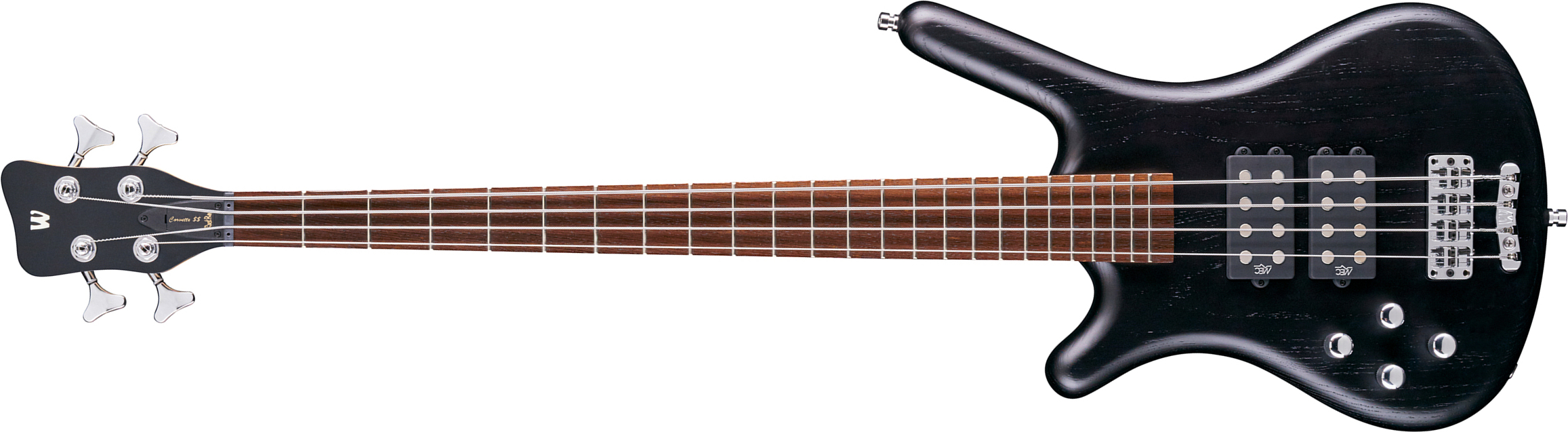 Warwick Corvette $$ 4c Lh Rockbass Gaucher Active Wen - Nirvana Black Trans. Satin - Solid body electric bass - Main picture