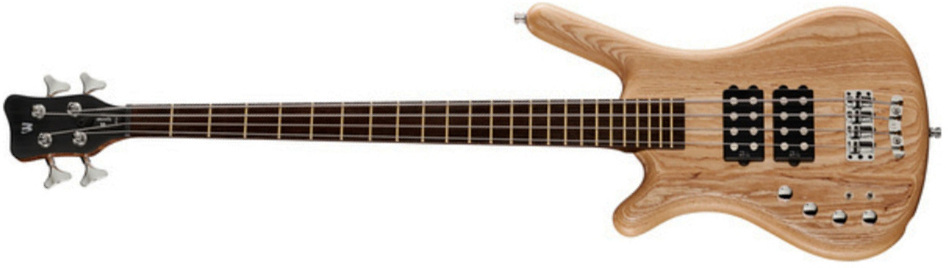 Warwick Corvette $$ 4c Teambuilt Pro Gps Lh Gaucher All Active Wen - Natural Transparent Satin - Solid body electric bass - Main picture