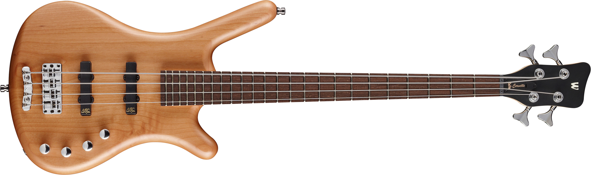 Warwick Corvette Basic 4 String Rockbass Active Wen - Natural Satin - Solid body electric bass - Main picture