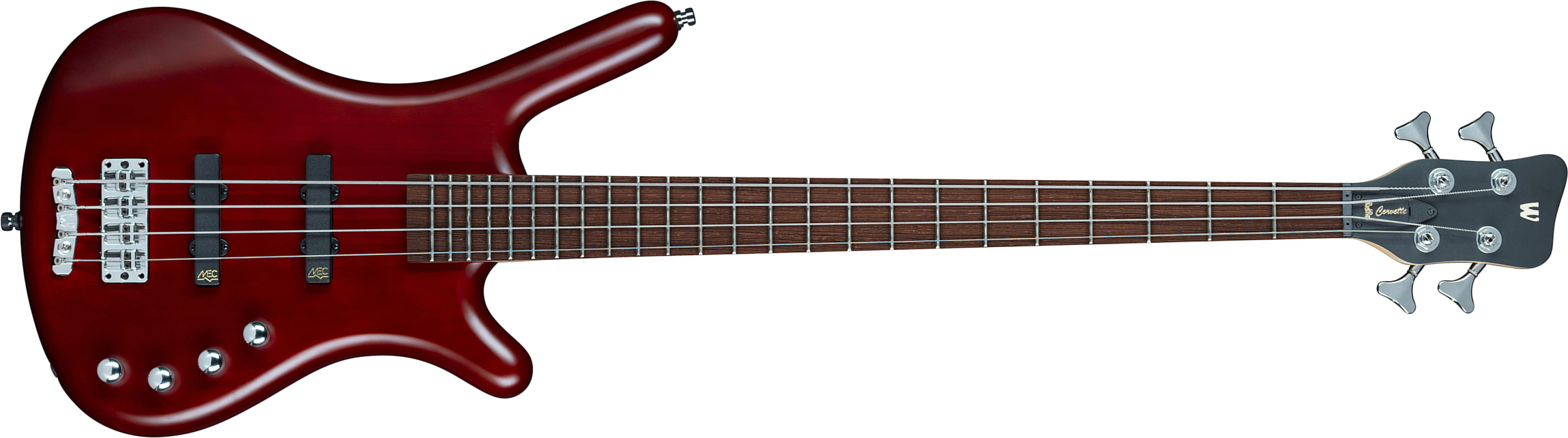 Warwick Corvette Basic 4 Strings Rockbass Active Wen - Burgundy Red Satin - Solid body electric bass - Main picture