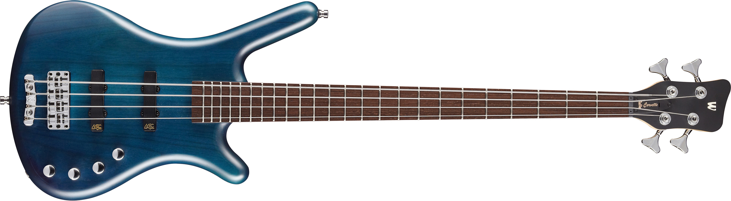 Warwick Corvette Basic 4c Rockbass Active Wen - Ocean Blue Satin - Solid body electric bass - Main picture