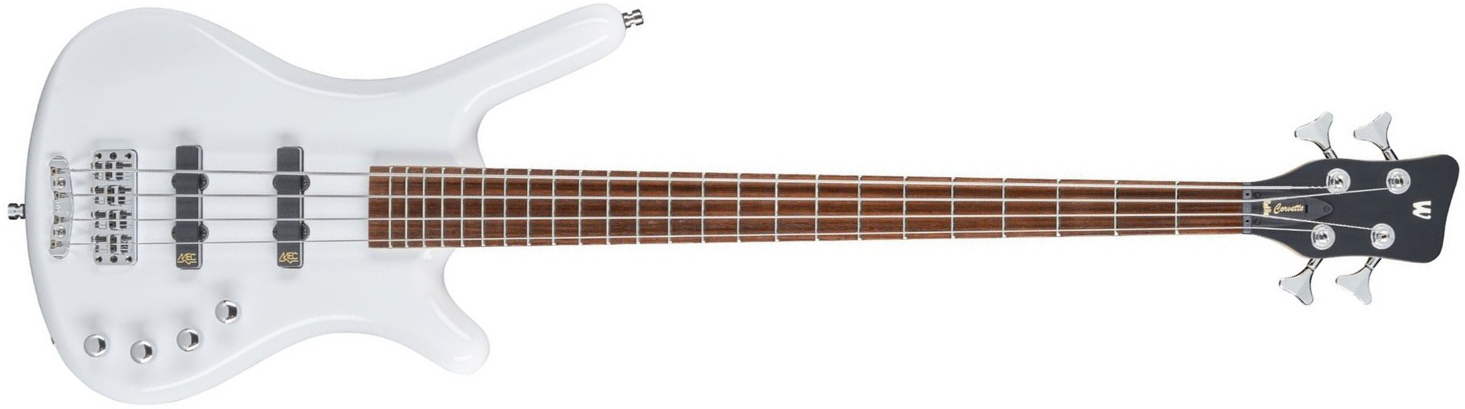 Warwick Corvette Basic 4c Rockbass Active Wen - Solid White - Solid body electric bass - Main picture