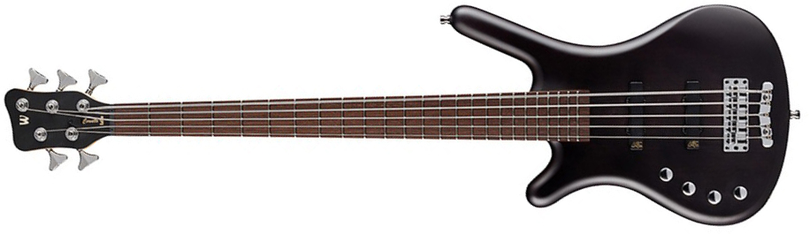 Warwick Corvette Basic 5c Lh Rockbass Gaucher Active Wen - Nirvana Black Trans. Satin - Solid body electric bass - Main picture