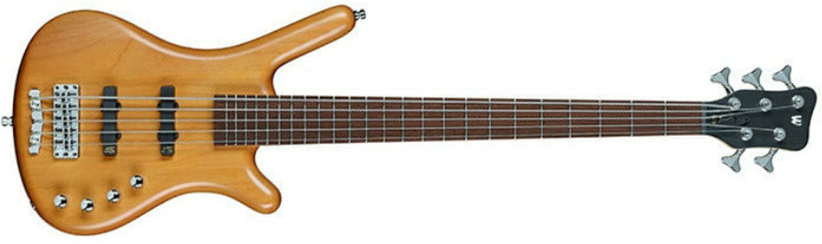 Warwick Corvette Basic 5c Rockbass Active Wen - Natural Trans. Satin - Solid body electric bass - Main picture