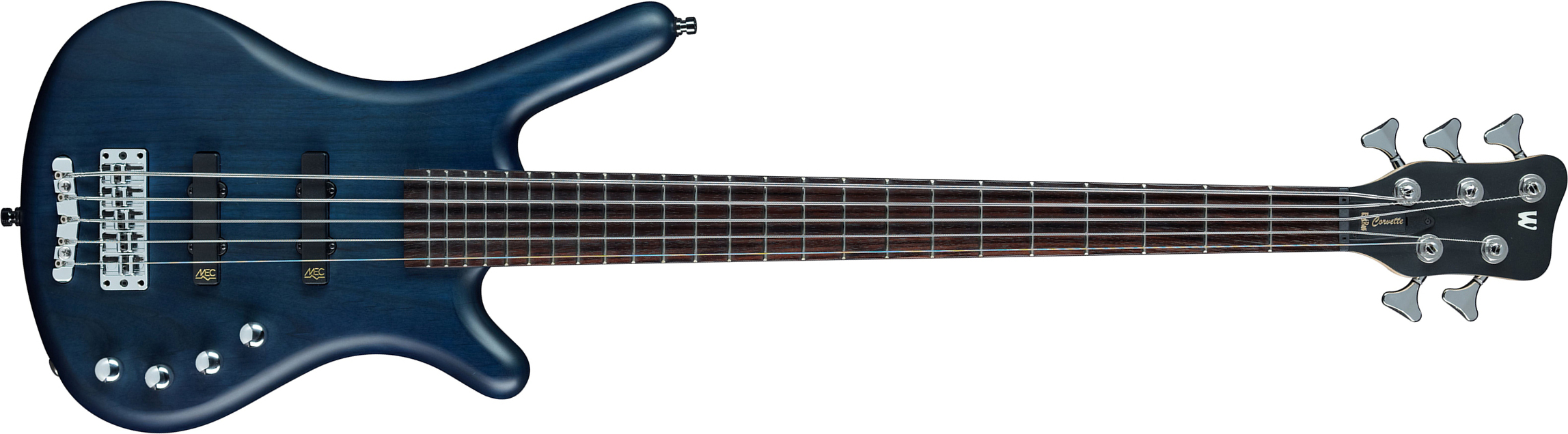 Warwick Corvette Basic 5c Rockbass Active Wen - Ocean Blue Trans. Satin - Solid body electric bass - Main picture