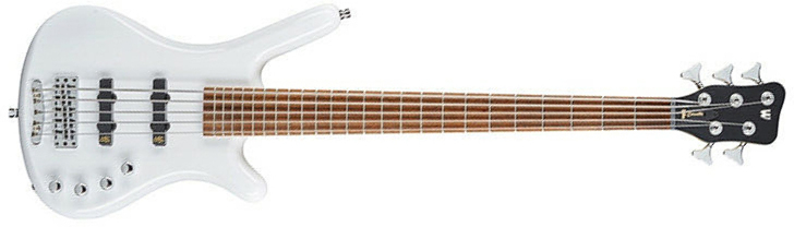 Warwick Corvette Basic 5c Rockbass Active Wen - Solid White - Solid body electric bass - Main picture